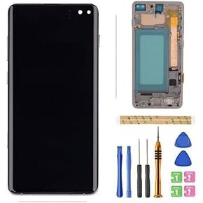 [TFT,Black White Frame] Amoled LCD for Samsung Galaxy S10 G970 Digitizer Screen LCD Display Touch Assembly Replacement G970F/DS G970U G970U G970W 6.1 inch T U V W by BITANR