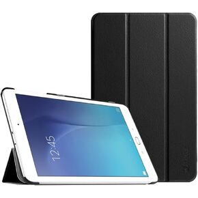 Fintie Slim Case for Samsung Galaxy Tab E 9.6 2015 (Model SM-T560/T561/T565/T567), Ultra Lightweight Protective Stand Cover, Black