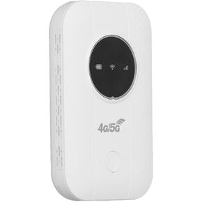 4G LTE Mobile Hotspot, 300Mbps Portable Device with SIM Card Slot, 4G 5G Modem Router Travel Hotspot for Travel Camping Security Camera