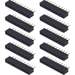 10pcs 2mm 10 Pin Socket Header for XBee Module Female Pin Header 10 Pin Socket Strip Connector
