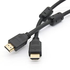 Premium HDMI Cable Male to Male | Enhanced Video & Audio Quality for Ultimate TV Experience | Dual Ferrite Core Shielding (3 Meters)