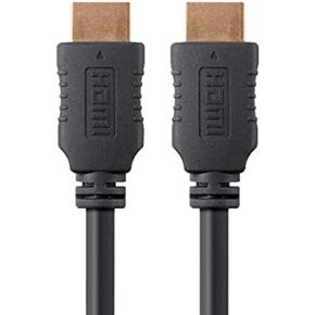 Monoprice 4K High Speed HDMI Cable - 4K60Hz, 18Gbps, HDR, 8ft, Black - 3 Pack