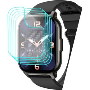 [5 Pack] for Boquaw Smart Watch Y2 Screen Protector 2.1" Soft PET Film [Case Friendly] [Anti-Scratch] [Bubble Free] Screen Protector for Boquaw Y2 Smartwatch