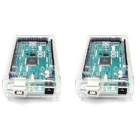 Transparent Enclosure for Arduino Mega – Clear Protective Case for Arduino Mega Boards, 2-Pack