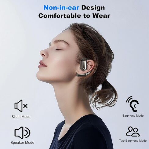 Language Translation Wireless Earbuds, 3-in-1 Translator Earbuds Real Time Bluetooth Headphones144-Languages, Noise Reduction, for Travel Business, Matte Black in Saudi Arabia