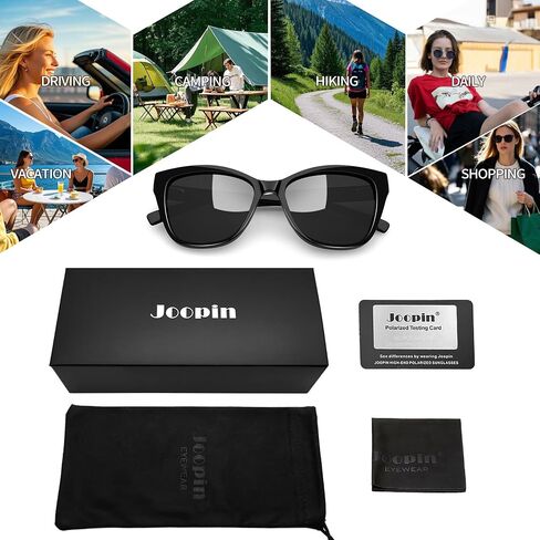 Joopin Oversized Cateye Sunglasses for Women, Fashion Metal Frame Cat Eye Womens Sunglasses in Kuwait