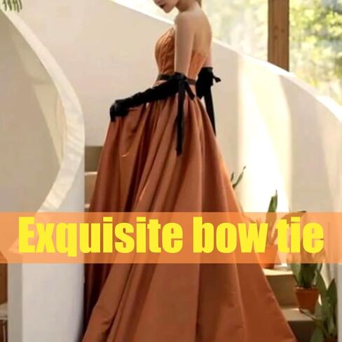 Ursumy 21"Long Opera Gloves Velvet Gloves 1920s Flapper Stretchy Elbow Length Sexy Elegant Gloves in Kuwait