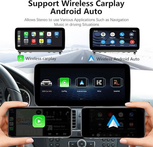 10.25 "شاشة Linux Car Multimedia لشاشة Mercedes Benz W204 W176 C117 W463 X156 2012-2015 C in Kuwait