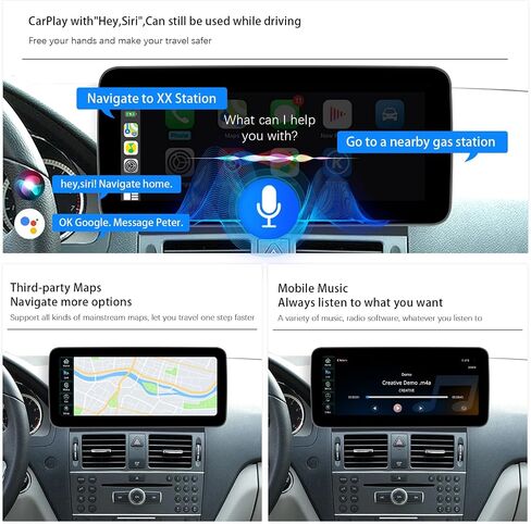 10.25 "شاشة Linux Car Multimedia لشاشة Mercedes Benz W204 W176 C117 W463 X156 2012-2015 C in Kuwait