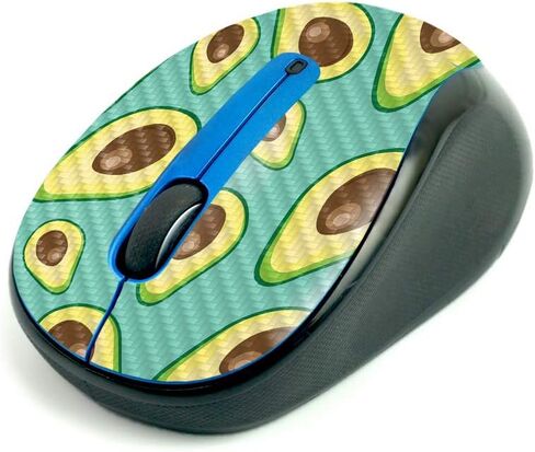 MightySkins Carbon Fiber Skin for Logitech M325 Wireless Mouse | Made in The USA, Seafoam Avocados (CF-LOGM510-Seafoam Avocados) in Saudi Arabia