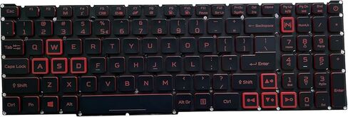 لوحة المفاتيح البديلة لـ Acer Predator Helios 300 PH315-52 PH315-53 PH317-53 ، NITRO 5 AN515-43 AN515-54 AN515-55 AN517-51 AN517-52 AN515-54-51M5 AN515-54-54W2 تَخطِيط in Kuwait