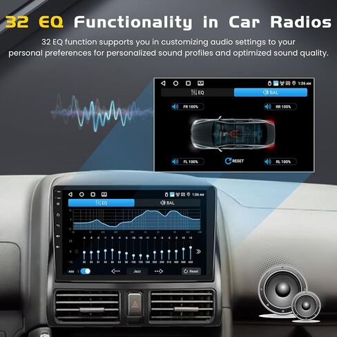 [4+64g] inefala لـ Honda CRV 2002-2006 Android Car Radio Stereo مع Carplay Android Auto ، شاشة تعمل باللمس 9 بوصة مع WiFi GPS Bluetooth5 in Saudi Arabia