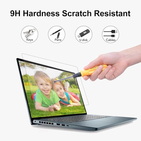 2Pack 15.6'' Laptop Screen Protector,Tempered Glass Film for HP/Dell/Sony/Samsung/Lenovo/Acer/MSI/LG/Razer Blade and All Other 15.6'' Aspect Ratio 16:9 Laptop, Scratch-resistance,9H Hardness in Saudi Arabia
