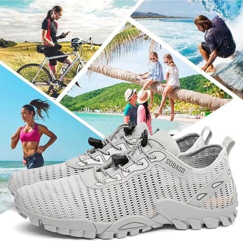 SOBASO Water Shoes -Women Men Quick Drying Hiking Shoes Women River Fishing Shoes for Surf Boating Kayaking in Saudi Arabia