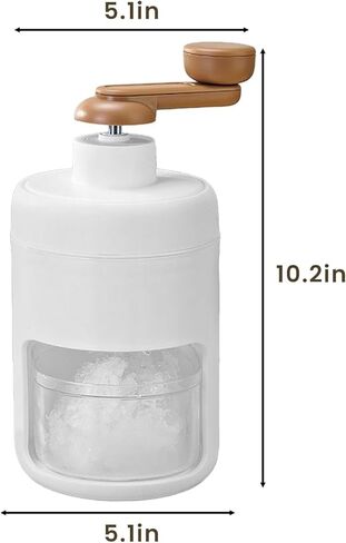 Manual Shaved Ice Maker Machine, Instant Ice Shaver, Snow Cone Machine, Suitable for Making Snowcones and Slushy in Kuwait