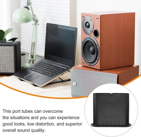 MECCANIXITY 4Pcs 135x123mm/5.3x4.8 Inch Speaker Port Tube Subwoofer Bass Box Tube Bass Woofer Box Speaker Box Bass Air Port for DJ/PA Speaker Cabinets in Saudi Arabia