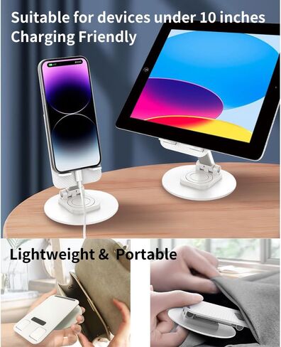 Glitter Metal Foldable Retractable Stand for Tablets and Phones in Saudi Arabia
