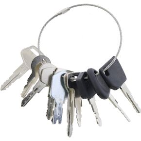 Solarhome 11 Keys Forklift Key Set Forklift Keys Master Set Universal Forklift Key Set Ignition Key Set for Yale Cat Clark Komatsu Doosan Nissan Hyster JCB Mitsubishi Forklift Key Set
