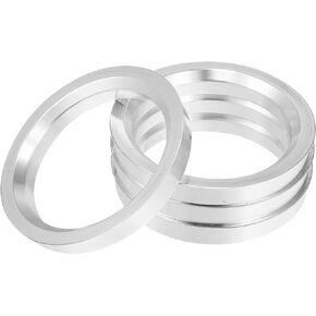 X AUTOHAUX 4pcs OD 73.1mm to ID 58.1mm Aluminum Alloy Car Hub Centric Rings Wheel Bore Center Spacer