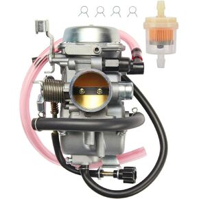 Carburetor Compatible with Kawasaki Bayou 300 KLF300 KLF 300 1986-1987 KLF300A, 1988-2005 KLF300B, 1989-2005 KLF300C ATV Carb
