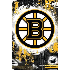 Trends International NHL Boston Bruins - Maximalist Logo 23 Wall Poster