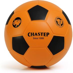 8" Integral Skin Foam Soccer Ball Perfect for Kids or Beginner Play and Excercise Durable for Outdoor Play,Orange/Black