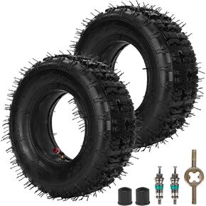 إطار وأنبوب داخلي من RUTU مقاس 13x5.00-6 13X5-6 مع جذع صمام بزاوية TR87 لشفرات الحلاقة والأوساخ الرباعية Yerf Dog Motovox Go Karts Dirt Bikes ATVs 4 Wheelers 2 Pack