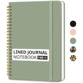 Taja Blank Spiral Journal Notebook for Women & Men, 140 Pages, Sketch Book, Plain Notebook for Drawing & Sketching, Journals for Creative Writing, A5(6"x8") - Purple