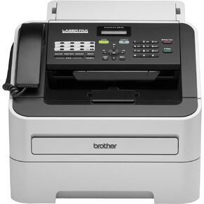 Brother FAX-2840 High Speed Mono Laser Fax Machine, Dark/Light Gray - FAX2840