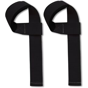 2 Pcs Wrist Straps for Weight Lifting,Lifting Straps for Weightlifting Powerlifting Strength Training(Black)