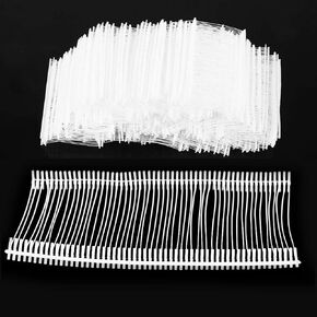5000pcs Tagging Gun Fasteners, 2" Standard Tagging Attachments Clothing Garment Price Label Tagger Tag Gun Barbs 50mm