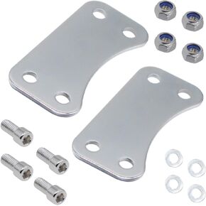 Front Fender Lift Risers Bracket Compatible with 21" Wheel Harley Touring Electra Glide Road Glide Road King Street Glide Models 2014-2022(Black)