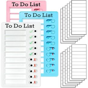 3 Pieces Chore Chart for Kids Multiple Kids, Visual Schedule, and To Do List White Board – Multi Color Kids Chore Chart with Routine Charts, Checklists, and Memo Board