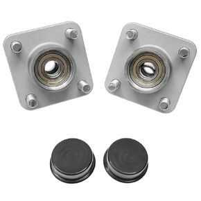 Front Wheel Hub Kit w/Bearings Seals 2Pcs Compatible with 2003-up Club Car DS & Precedent Replace# 102357701
