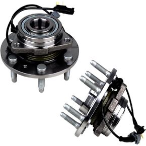 515160 2PCS Front Wheel Bearing and Hub Assembly Compatible with for Chevy Tahoe Suburban Silverado 2015-2019, GMC Yukon 1500 2014-2019, Cadillac Escalade XTS 2015-2018, 6 Lug Bolts w/ABS