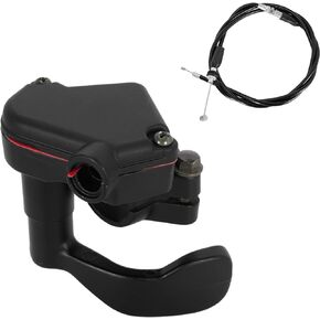 RUTU 7/8'' 22mm Thumb Throttle Cable Accelerator Handle Assembly for 50cc 70cc 90cc 110cc 125cc 250cc 4 Wheeler ATV Quad Go Kart Baja Mini Pit Bike