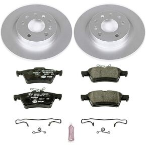 Power Stop ESK981 Rear Euro-Stop Brake Kit Saab