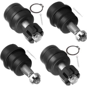 SCITOO 4pcs Front Suspension Kit Upper Lower Ball Joints Fit 1990-2001 For Jeep for Cherokee 1990-2006 For Jeep Wrangler 1993-1998 For Jeep for Grand Cherokee