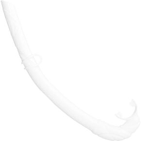 Alomejor Diving Tube Gel Floating Submersible Breathing Tube Diving Snorkel Tube for Freediving Underwater Sport (White)