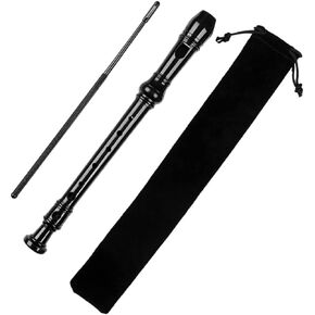 Recorder Instrument Wooden Clarinet Musicales Para Niños Kids Musical Childrens 1 Set Artist Flute C Key Recorder Child Flute Clarinet Instrument Professional 8-hole Clarinet Kids