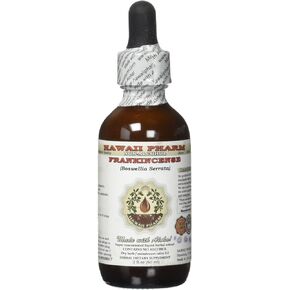 Frankincense Alcohol-Free Liquid Extract, Frankincense (Boswellia Serrata) Dried Resin Glycerite Herbal Supplement 2 oz