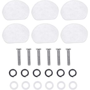 Tuning Peg Heads, 6 PCS/Set Acrylic Tuning Pegs Button Machine Heads for Guitar(#1)