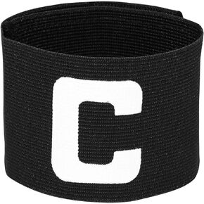 BESPORTBLE Elastic Soccer Captain Armband, Adjustable Basketball Football Player Band for Youth Adult Football Accessories 1Pcs