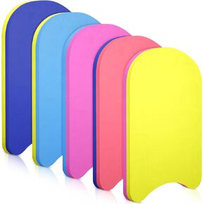 5 Pcs Swimming Kickboard for Adult Kids Training Aid Float for Swimming and Pool Exercise Kick Board Swim U Design EVA Foam Swim Board for Beginner Swimmers Float Exercise Equipment