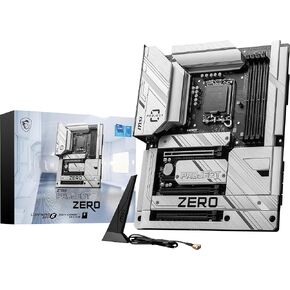 MSI Z790 Project Zero Gaming Motherboard (Support 14th/13th/12th Gen Intel Processors, LGA 1700, DDR5, PCIe 5.0, M.2 Slots, 2.5Gbps LAN, USB 3.2 Gen2, Wi-Fi 7, ATX)
