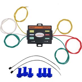 LED متوافق مع 2 سلك إلى 3 أسلاك محول ضوء ذيل المقطورة لسحب مسطح RV، سهل فصل الفرامل وإشارات الانعطاف