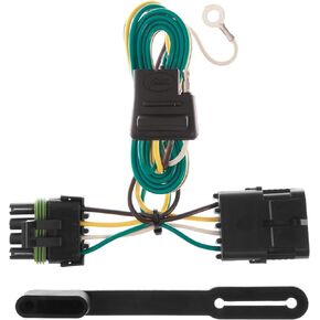 Curt Manufacturing 55315 Vehicle-Side Custom 4-Pin Trailer Wiring Harness,Fits Select GMC C1500,C2500,C3500,K1500,K2500,K3500 ,Black