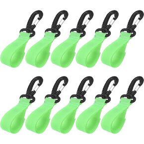 10 Pcs Green Kayak Paddle Holder Upgraded SUP Paddle Clips Paddle Keeper Paddle Board Paddle Holder Kayak Paddle Accessories Inflatable Boat Paddle Storage for Paddleboard No D Ring Patch