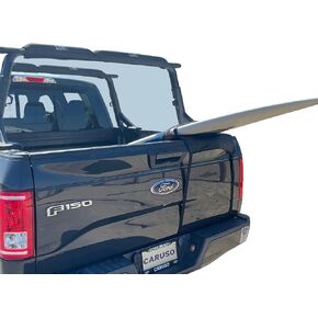 COR Surf Tailgate Truck Pad for SUP | Longboard | Surfboard | Ladders or Lumber with Premium Scratch-Resistant Tie Downs (Black)