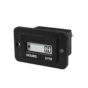Jayron Rectangular LCD Digital Hour Meter DC 4.5-90V Resettable No Battery Required,for Small Engine Quad Bike Motorcycle Lawn Mower Snowmobile Motocross Chainsaw